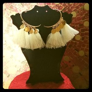 Free People Gold Hoop Earrings